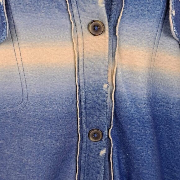 Free People Printed Ruby Jacket Deep Sea Combo Size Large NWT - Picture 4 of 14